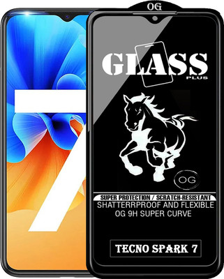 PFOAM Edge To Edge Tempered Glass for TECNO SPARK 7(Pack of 1)