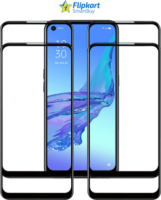 Flipkart SmartBuy Edge To Edge Tempered Glass for OPPO A53 2020(Pack of 4)