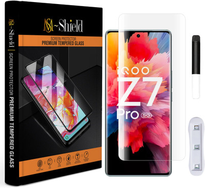 MS-Shield Edge To Edge Tempered Glass for iQOO Z7 Pro 5G(Pack of 1)
