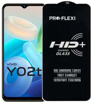 SM Styles Edge To Edge Tempered Glass for Vivo Y02t(Pack of 1)
