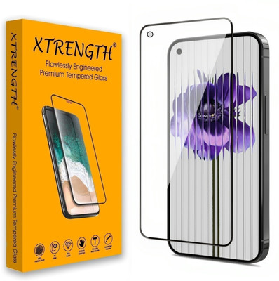XTRENGTH Edge To Edge Tempered Glass for Nothing Phone (1), Nothing Phone 1, with Easy Installation Kit(Pack of 1)