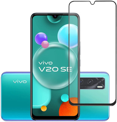 EITANSHA CREATION Edge To Edge Tempered Glass for Vivo V20 SE, Vivo V20(Pack of 1)