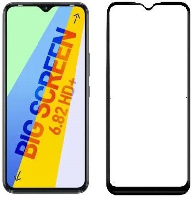 O2MG Edge To Edge Tempered Glass for Infinix Smart 6(Pack of 1)