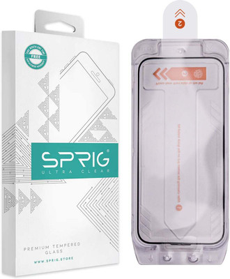 Sprig Edge To Edge Tempered Glass for iPhone 16 Plus(Pack of 1)