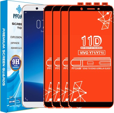 PFOAM Edge To Edge Tempered Glass for VIVO Y71I(Pack of 4)