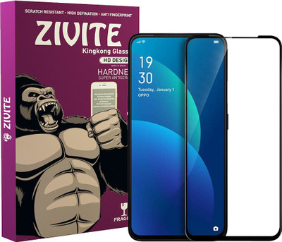 ZIVITE Edge To Edge Tempered Glass for OPPO F11 Pro, OPPO K3, Realme X(Pack of 1)