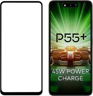Knotyy Edge To Edge Tempered Glass for Itel P55 Plus(Pack of 1)