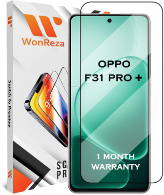WonReza Edge To Edge Tempered Glass for Oppo F31 Pro Plus 5G(Pack of 1)
