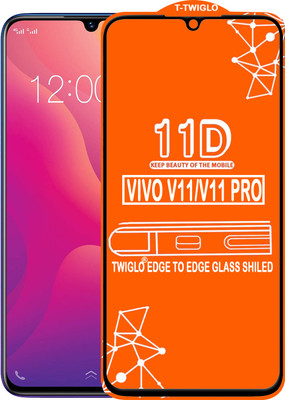 TWIGLO Edge To Edge Tempered Glass for Vivo V11 Pro(Pack of 1)