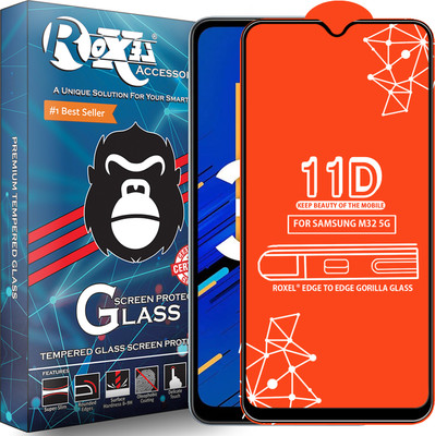 Roxel Edge To Edge Tempered Glass for Samsung Galaxy M32 5G(Pack of 1)