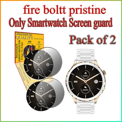 daffin Edge To Edge Tempered Glass for Fire-Boltt Pristine(Pack of 2)