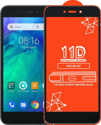 Qyist Edge To Edge Tempered Glass for Mi Go(Pack of 1)