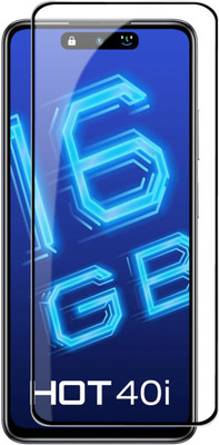 OneTech Edge To Edge Tempered Glass for Infinix Hot 40i 5G Screen Protector(Pack of 1)
