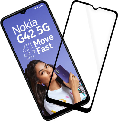 HUPSHY Edge To Edge Tempered Glass for Nokia G42 5G(Pack of 1)
