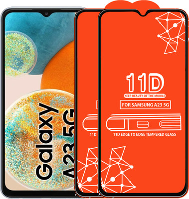 Roxel Edge To Edge Tempered Glass for Samsung Galaxy A23 5G(Pack of 2)