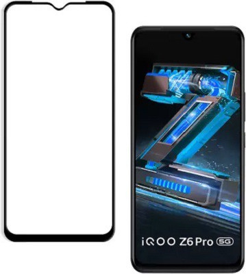 kentop Edge To Edge Tempered Glass for VIVO iQOO Z6 Pro 5G(Pack of 1)