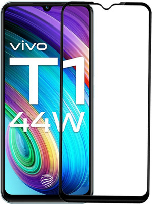SRT Edge To Edge Tempered Glass for Vivo T1 44W(Pack of 1)
