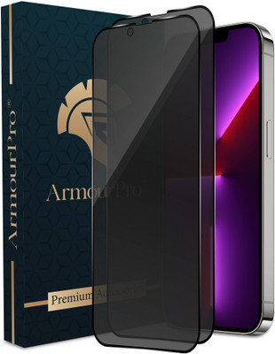 ArmourPro Edge To Edge Tempered Glass for iPhone 13 Pro, Apple iPhone 13 Pro, iPhone 14, Apple iPhone 14, iPhone 13, Apple iPhone 13, ( Matte Privacy )(Pack of 2)