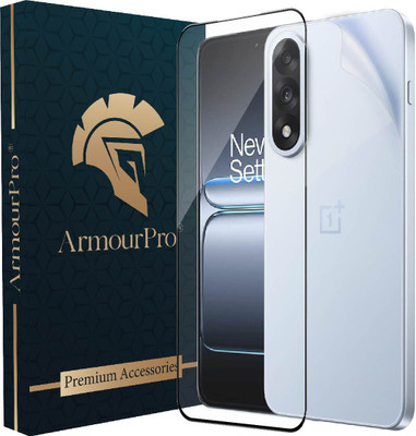ArmourPro Edge To Edge Tempered Glass for OnePlus Nord 5, Nord 5, OG Glass and Back Screen Guard(Pack of 2)