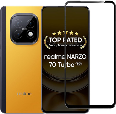 BRENZZ Edge To Edge Tempered Glass for Realme Narzo 70 Turbo 5G(Pack of 1)
