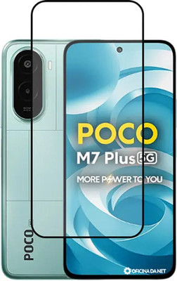 GDBUY Edge To Edge Tempered Glass for POCO M7 Plus 5G(Pack of 1)