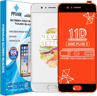 PFOAM Edge To Edge Tempered Glass for OnePlus 5(Pack of 1)
