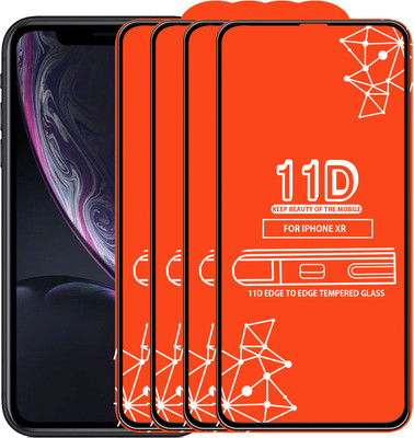 Qyist Edge To Edge Tempered Glass for Apple iPhone XR(Pack of 4)
