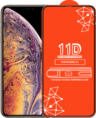 Roxel Edge To Edge Tempered Glass for Apple iPhone XS(Pack of 1)