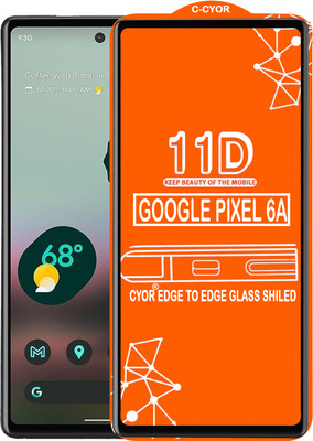 CYOR Edge To Edge Tempered Glass for GOOGLE PIXEL 6A(Pack of 1)