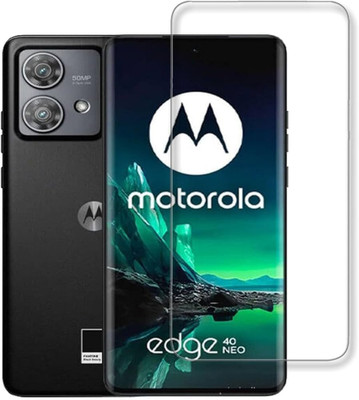 Super D Edge To Edge Tempered Glass for Motorola Edge 40 Neo 5G(Pack of 1)