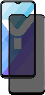 GLOBAL NOMAD Edge To Edge Tempered Glass for VIVO Y22S (Privacy Glass)(Pack of 1)