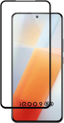 MD SmartBuy Edge To Edge Tempered Glass for Vivo iQOO 9(Pack of 1)