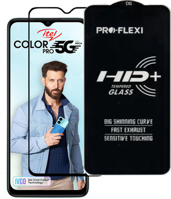 SM Styles Edge To Edge Tempered Glass for Itel Color Pro 5G(Pack of 1)