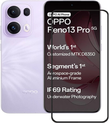 BRENZZ Edge To Edge Tempered Glass for OPPO Reno13 Pro 5G(Pack of 1)