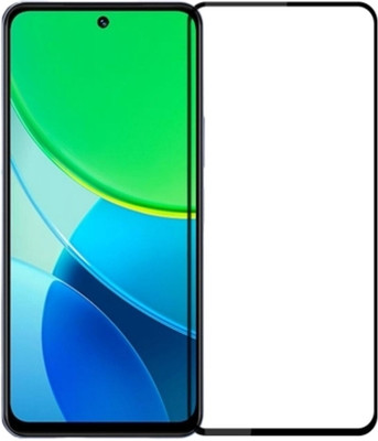 DMJHP Edge To Edge Tempered Glass for Vivo Y19s(Pack of 1)