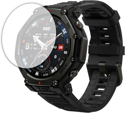 Azqi Edge To Edge Tempered Glass for Amazfit T-Rex 3 Pro(Pack of 1)