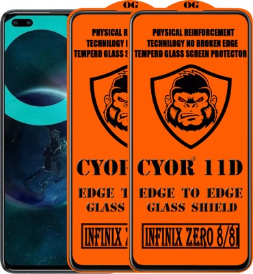 CYOR Edge To Edge Tempered Glass for INFINIX ZERO 8I(Pack of 2)