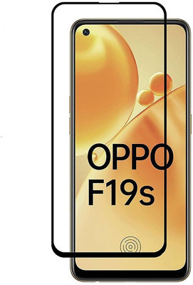 APTIVOS Edge To Edge Tempered Glass for Oppo F19s(Pack of 1)