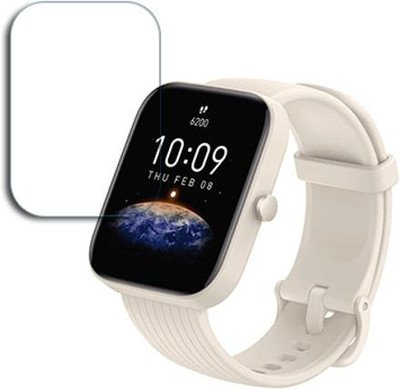 MUTAALI Edge To Edge Screen Guard for Amazfit Bip 3 Pro 1.69 inch Smartwatch(Pack of 1)