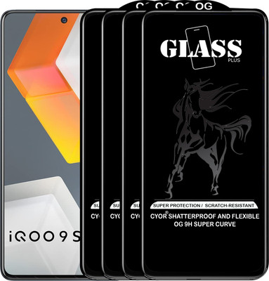 CYOR Edge To Edge Tempered Glass for VIVO IQ009 SE(Pack of 4)