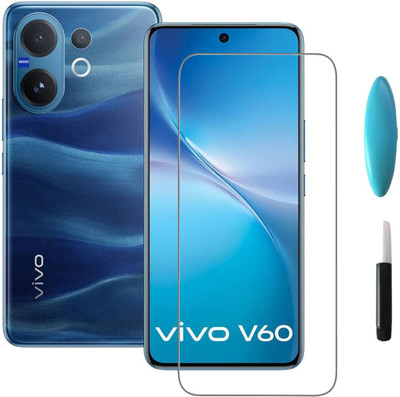 AKSHUD Edge To Edge Tempered Glass for Vivo V60 5G, vivo V60 5G, vivo V60(Pack of 1)