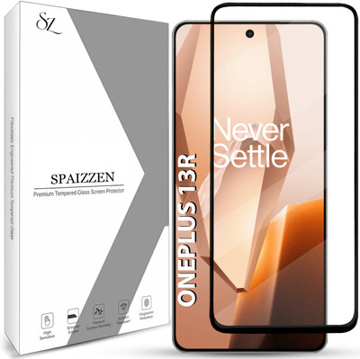 SPAIZZEN Edge To Edge Tempered Glass for Oneplus 13R 5G, Oneplus 13R(Pack of 1)