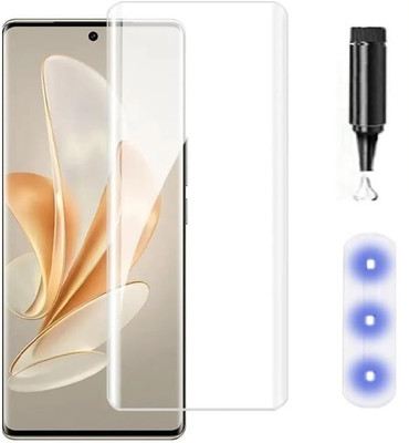 O2MG Edge To Edge Tempered Glass for vivo T3 Pro 5G, vivo T3 Pro(Pack of 1)