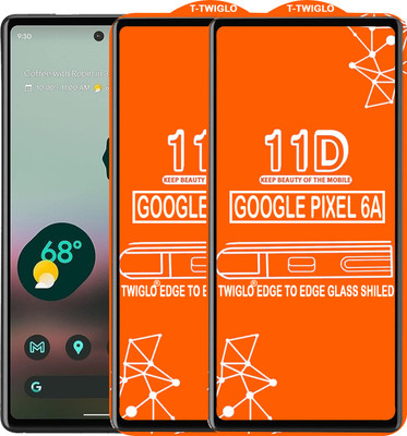 TWIGLO Edge To Edge Tempered Glass for GOOGLE PIXEL 6A(Pack of 2)