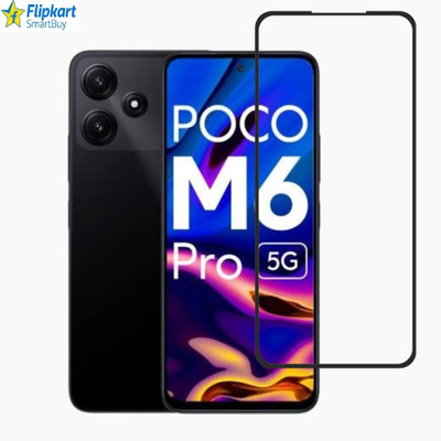 Flipkart SmartBuy Edge To Edge Tempered Glass for Poco M6 Pro 5G(Pack of 1)