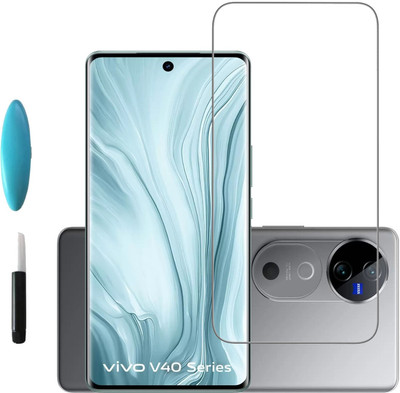 Hyper Edge To Edge Tempered Glass for vivo V40, Vivo V40(Pack of 1)