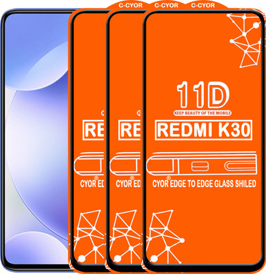 CYOR Edge To Edge Tempered Glass for REDMI K30(Pack of 3)