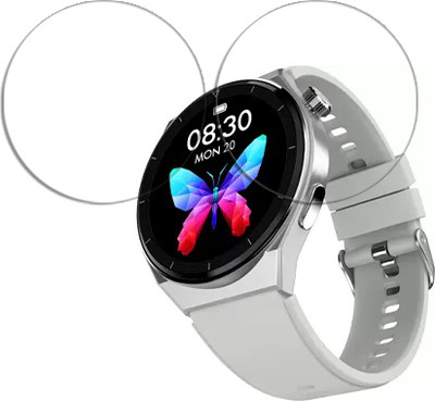 SOMTONE Edge To Edge Tempered Glass for alt Spunk Pro 1.45 inch SMARTWATCH SCREEN GUARD(Pack of 2)