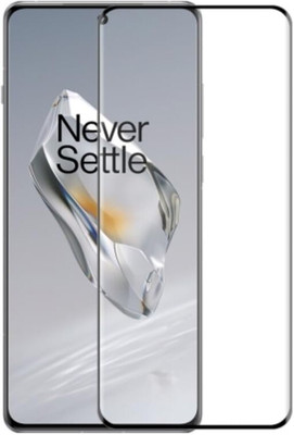 NaturalBuy Edge To Edge Tempered Glass for Oneplus 12R 5G-[9H Gorilla] [Free Cleaning Kit Included](Pack of 1)