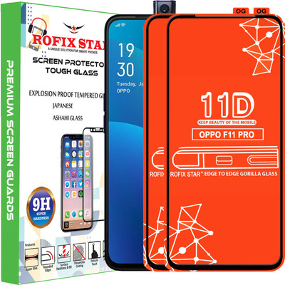 Rofix star Edge To Edge Tempered Glass for OPPO F11 PRO(Pack of 2)